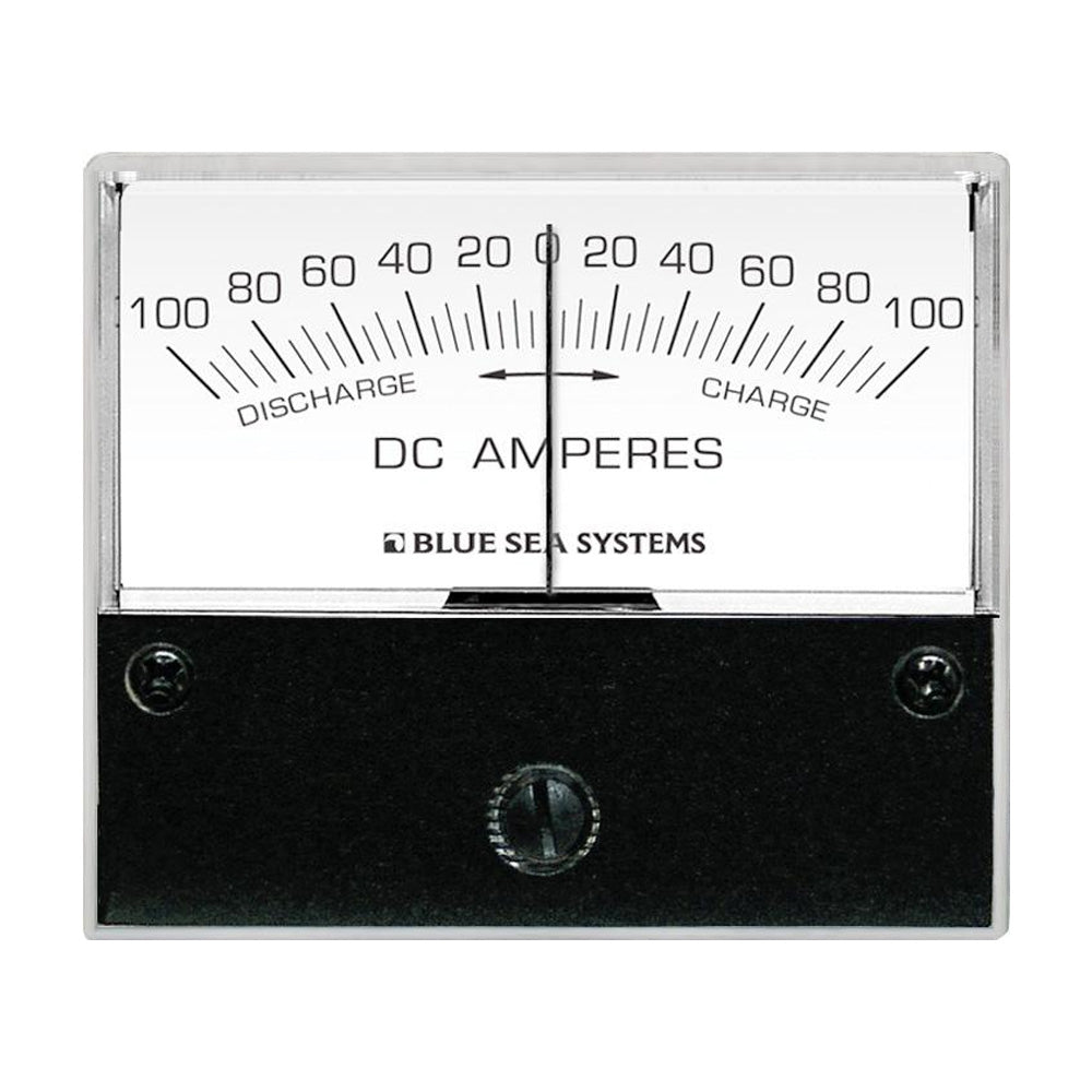 Blue Sea 8253 DC Zero Center Analog Ammeter 234 Face 1000100 Amperes DC 8253